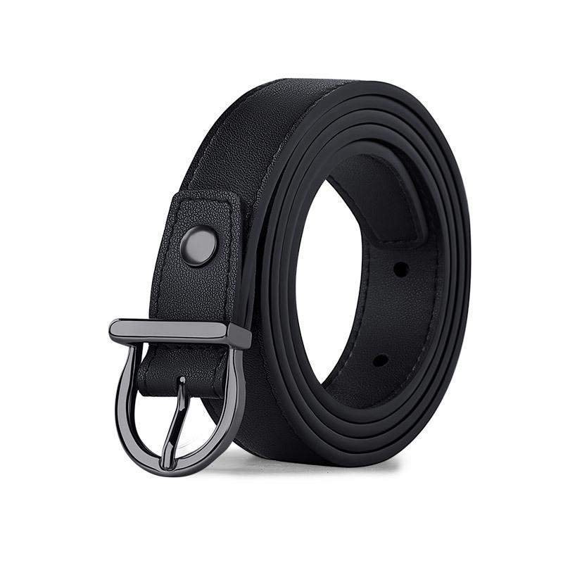 

Женский кожаный ремень с пряжкой-штифтом из сплава - Повседневный и универсальный 80-100 cm