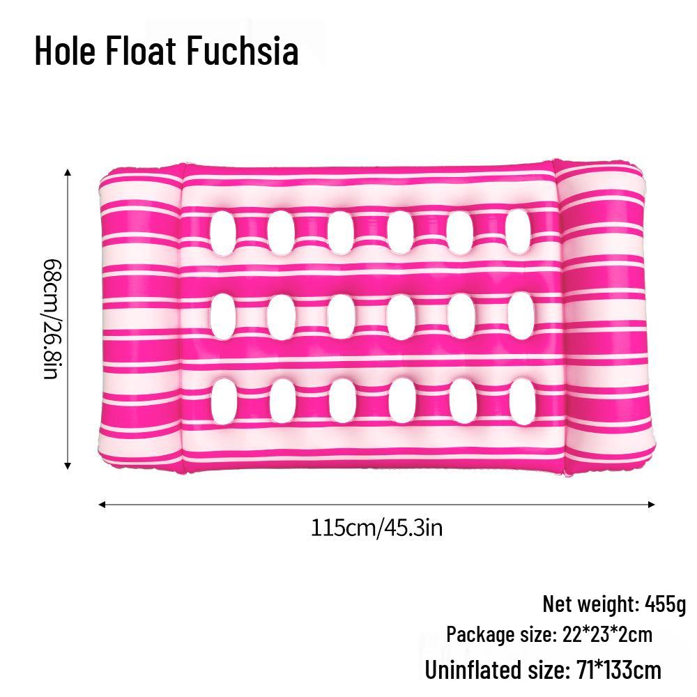 

Надувное кресло-шезлонг для воды: Утолщенный матрас для бассейна и игрушки OPP + Color Card розы красного