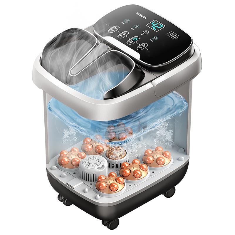 Konka Electric Foot Bath Basin with Temperature Control and Massage Function