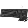 Combo Clavier Et Souris - Subblim - CSSK01 - Silencieux - Ergonomique - USB Noir