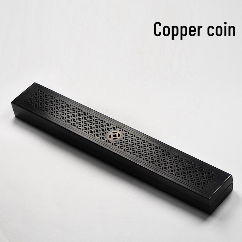 Purple Ebony & Sandalwood Incense Holder - Wooden Agarbatti Stand for Indoor Use.