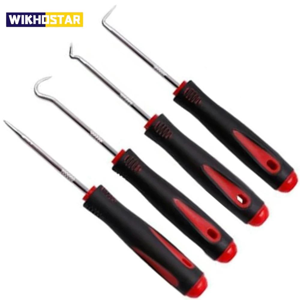 4 Stück 160mm Auto Auto Öldichtring Schraubenzieher Set Schlauch Entfernungs Haken Set O-Ring Dichtung Dichtung Abzieher Entferner Pick Haken Reparaturwerkzeuge