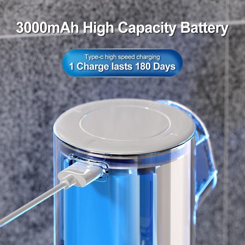 Automatic Foam Soap Dispensers with LED Display Soap Dispenser 5 Level Adjustable 2 in 1 Desktop & Wall Hanging for Bathroom