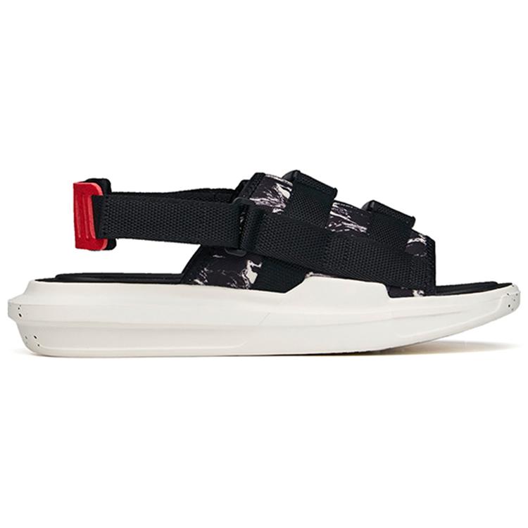 New ANTA Bastard Beach Sandals Men Black/White 112238501-3