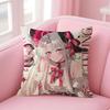 Wuthering Waves Carlotta Cushion Cover Natural Linen Pillow Case DoubleSided Print Decorative Sofa Pillowcase Home Decor Gift