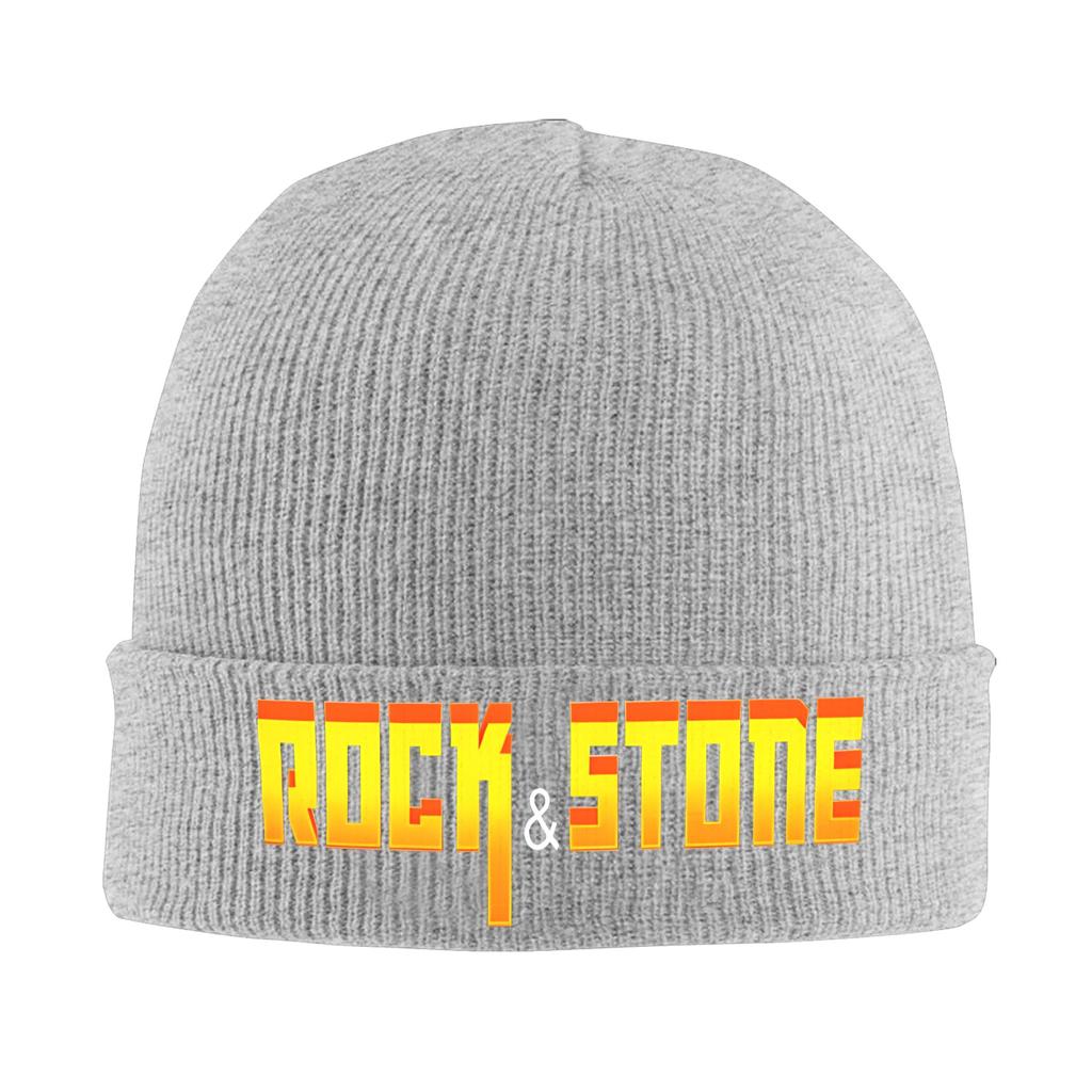 Deep Rock Galactic Rock And Stone Knitted Hat Beanie Winter Hat Warm Acrylic Hip Hop Game Caps Unisex Women Birthday Gift