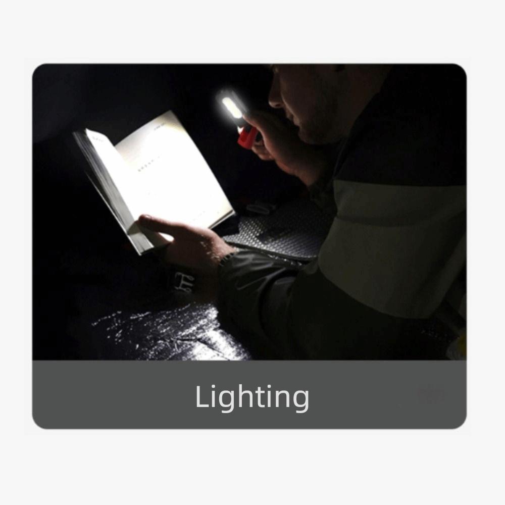 USB Rechargeable Magnetic Work Light 360° Rotation Emergency Lamp  Outdoor Adventures