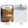 Modern Ceiling Fan with Lights 3 Speeds E27 Converter Base Energy Saving LED