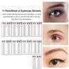 Wear-resistant Women Eyebrow Sticker Single-use Stereo Decal Various-shaped False Eyebrow Decoration Lightweight Stickers