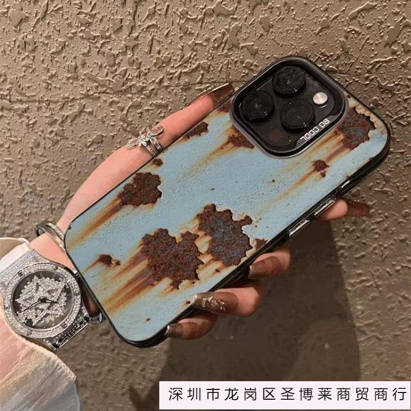 The New Personalized Rust Is Suitable for Iphone16 Mobile Phone Case Apple 15promax/14/13pro12/11.