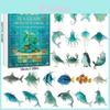 Marine Life Advent Calendar With Animal Acrylic Hanging Ornaments For Christmas Gift Exchange