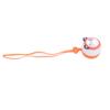 Neck Fan Orange Cute Bear USB Rechargeable Portable Bladeless Quiet Handheld 3 Speeds Adjustable with Lanyard Necklace Fan for Outdoor