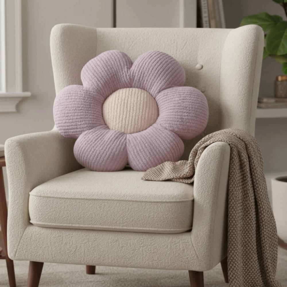 40CM Flower Shape Cushion Soft Chair Mat Comfortable Car Seat Pillow  Tatami
