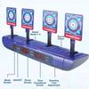 Țintă pentru Nerf Electronic Score Resetare automată Ținte digitale Jucărie pentru 6 7 8 9 10 ani Copii Băieți Cadouri de aniversare