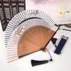 Chinese Hanfu Dance Fan: Retro Folding Qipao Fan for Men & Women