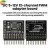 DC 5-12V 12 Channel Pwm Adapter Board Signal Conversion Module Suitable For Fpv Unmanned Aerial Vehicle Receiver