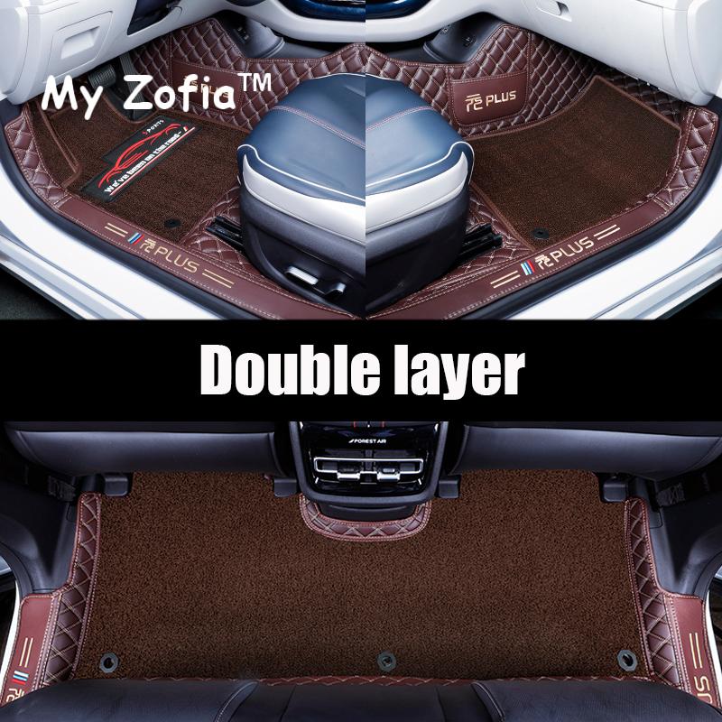 For BYD Atto 3 Yuan Plus 2023 2024 2025 Car Floor Mats Non-Slip PU Leather Floor Liners All-Weather Durable Foot Pad Accessories