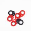 Rotating Fidget Rings Keyring Cool Decompression Toy Metal Fidget Toy Finger Spinner Rings Perfect for Kids and Adults