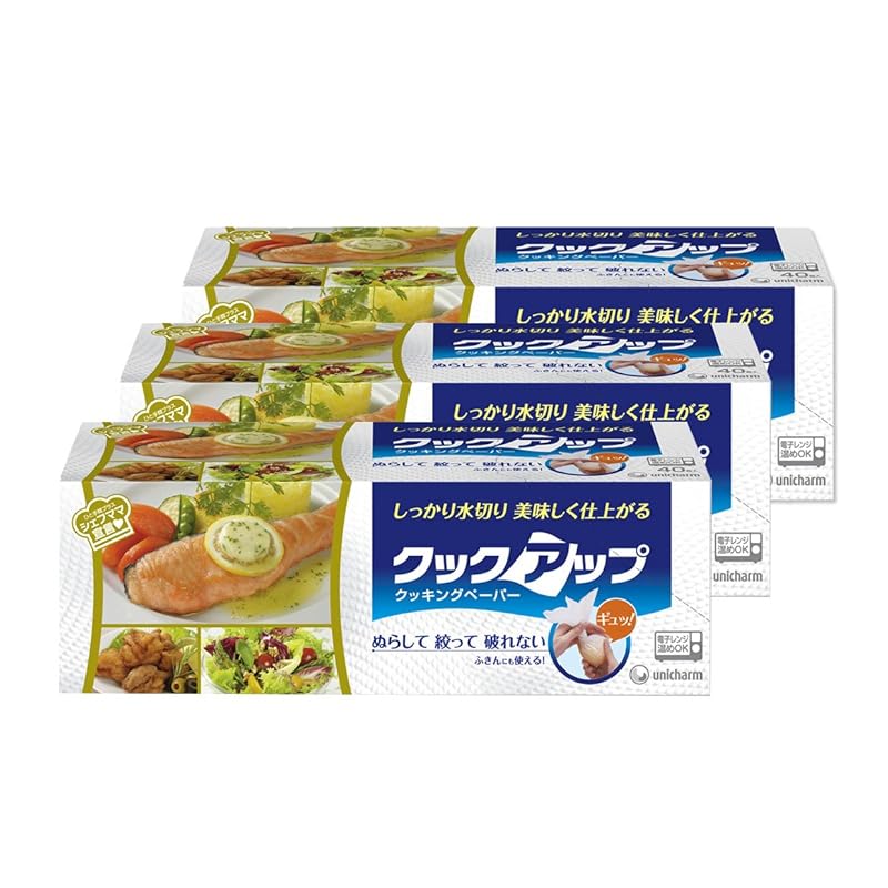 

[Bulk purchase] Unicharm cook up parchment paper 40 pieces x 3 pieces