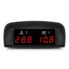 2 IN 1 Water Temperature Gauge Digital Led Voltmeter For Car Truck Motorcycle Car Temperature Sensor 10mm 1/8 NPT Celsius Degree