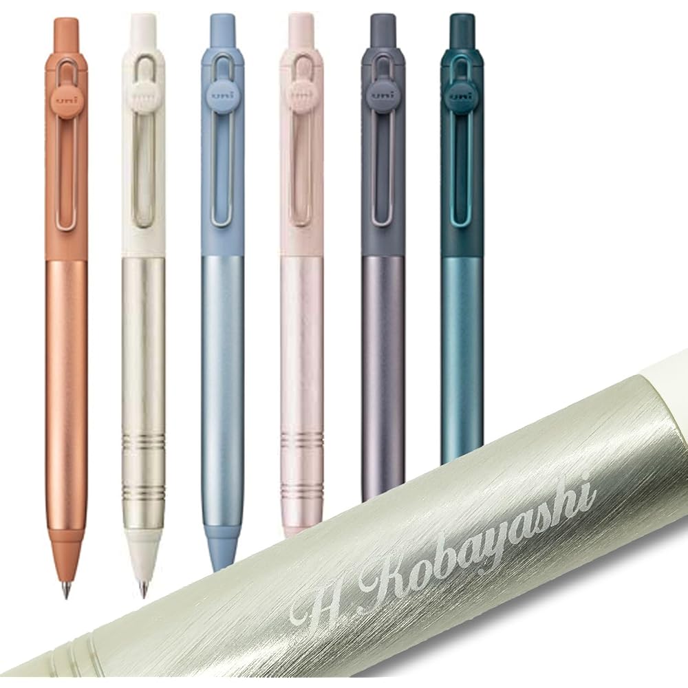 Personalized Mitsubishi Pencil Single Ballpoint Pen Uni-Ball ZENTO Flow Model—Easy to Write With,...