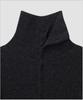 Deolil Button-Up Turtleneck Knit_Charcoal