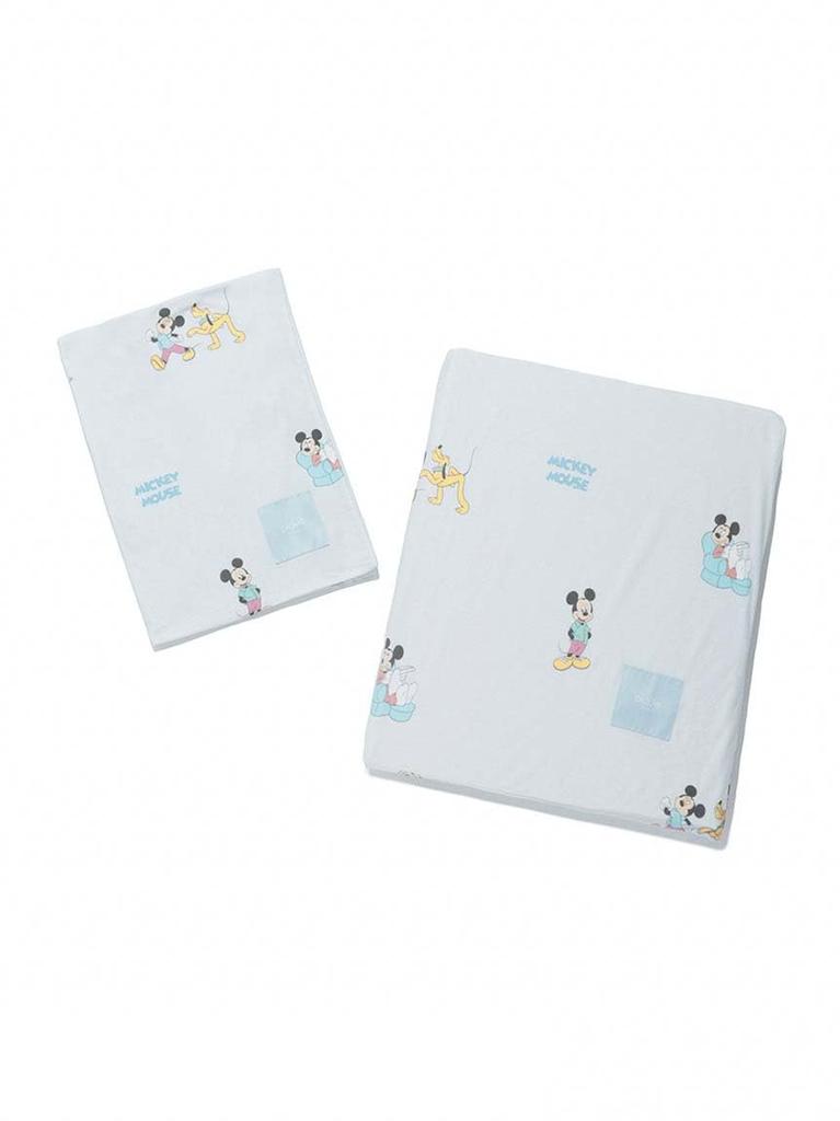 Gelato Pique Sleep Print Set PSGG252813 BLU S Mickey/Minnie 2-Piece (Single) Women's
