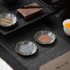 Chinese-Style Alloy & Bamboo Woven Coaster: Retro Mat for Kung Fu Tea Sets, Light Luxury Feel