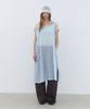 Cluny Sheer Layered Beach Slip Dress - Charcoal