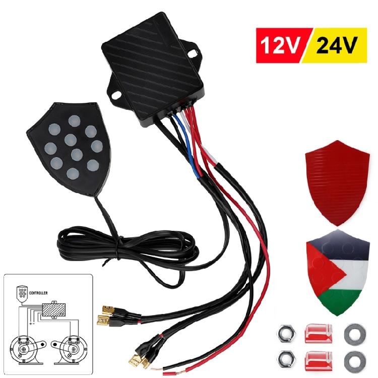 12V-24V 10Tones Sound Musical Electronic Horn Controller Musical Horn Control