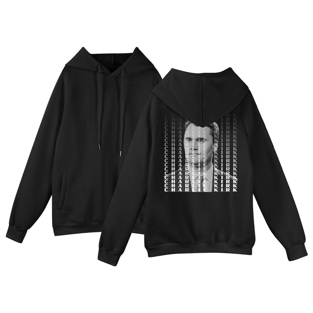 Men's Raglan Long Sleeve Hooded Sweatshirt