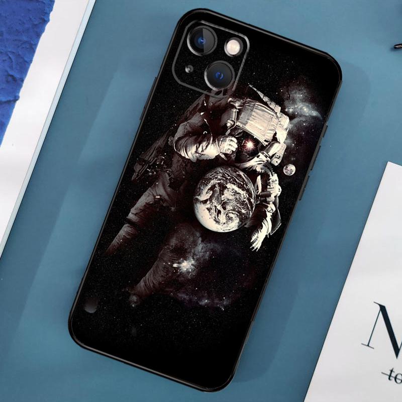 Planet Astronaut Hülle Für iPhone 15 14 13 12 11 Pro Max X XS Max XR 7 8 Plus SE 2020 2022 Bumper Hülle