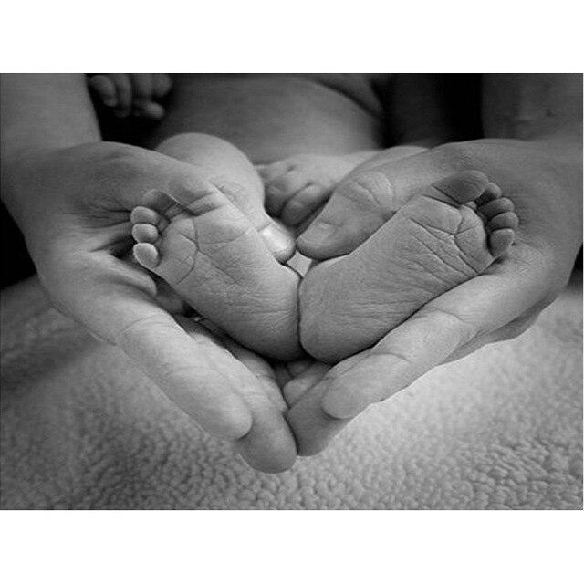 DIY 5D Diamond Painting Baby Feet Love Hand Sweet Room Picture Embroidery Cross Stitch