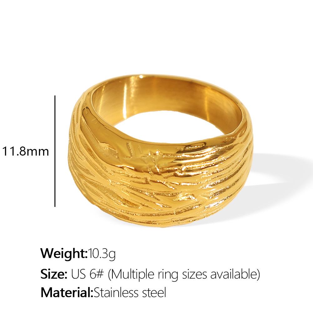 Brushed face with ring design Italian hot-selling niche texture jewelry wholesale