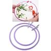 Embroidery Hoop Metal Crafting Tool Adjustable Crosses Stitching Frame Embroidery Frame for Needleworks Embroidery Project