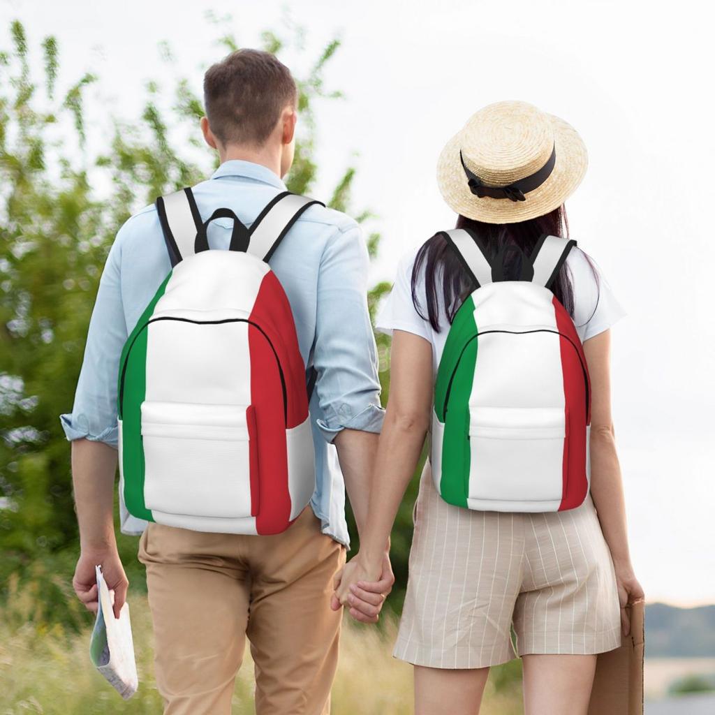 Flag Of Italy Italian Backpack Hot Sale Daypack Large Capacity Kids BookBag School Bag Shoulder Bags for Men Women
