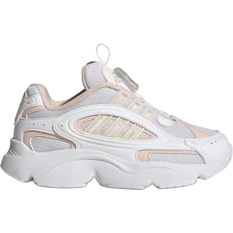 adidas Originals Ozmillen Low Top Kids Lifestyle Shoes White Light Pink Kids' Sneakers HQ0276