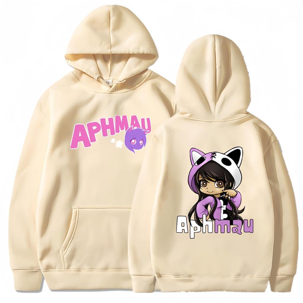 Felpa con cappuccio in pile cartoon APHMAU 2025 per ragazzi e ragazze - Stile invernale.