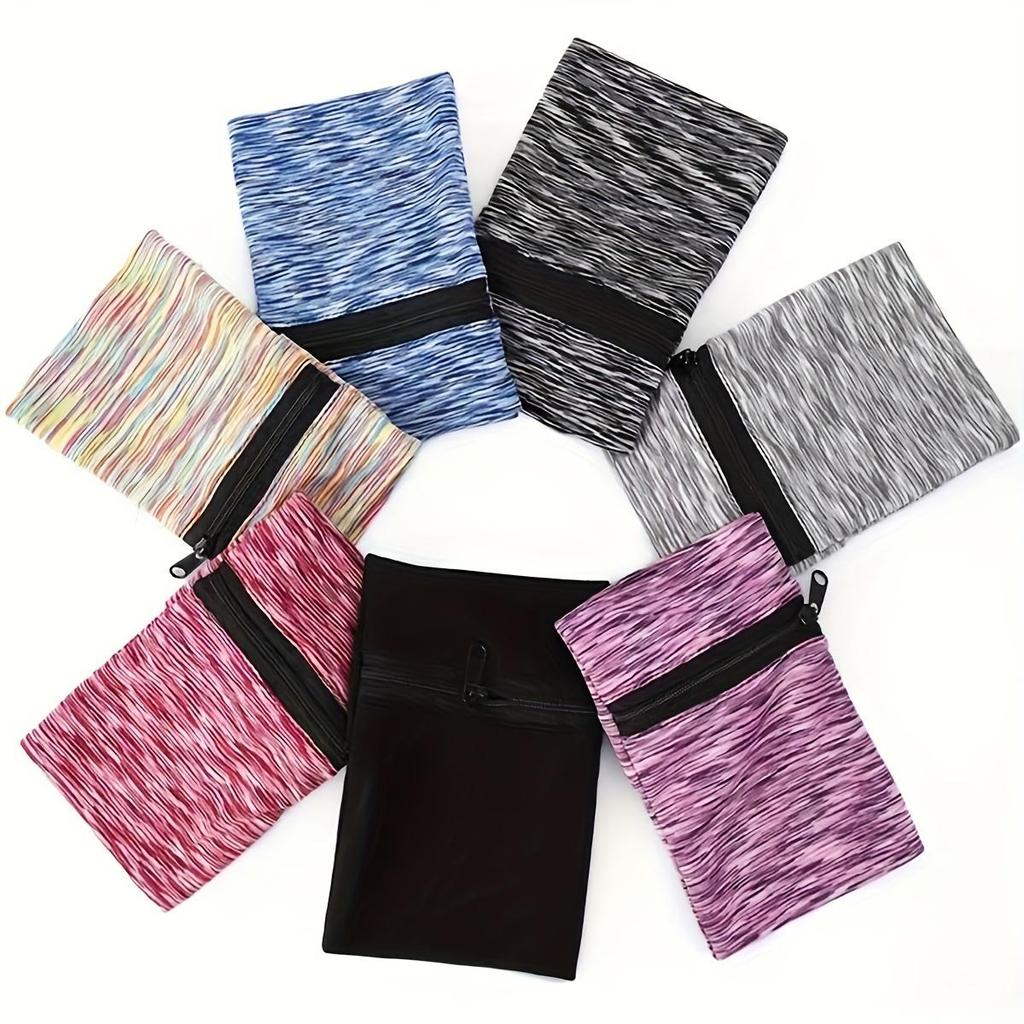 Zipper Running Bags Lightweight Wrist Wallet Pouch for Phone Key Card Sweatband Gym Fitness Sports Cycling Wristband Arm Bag