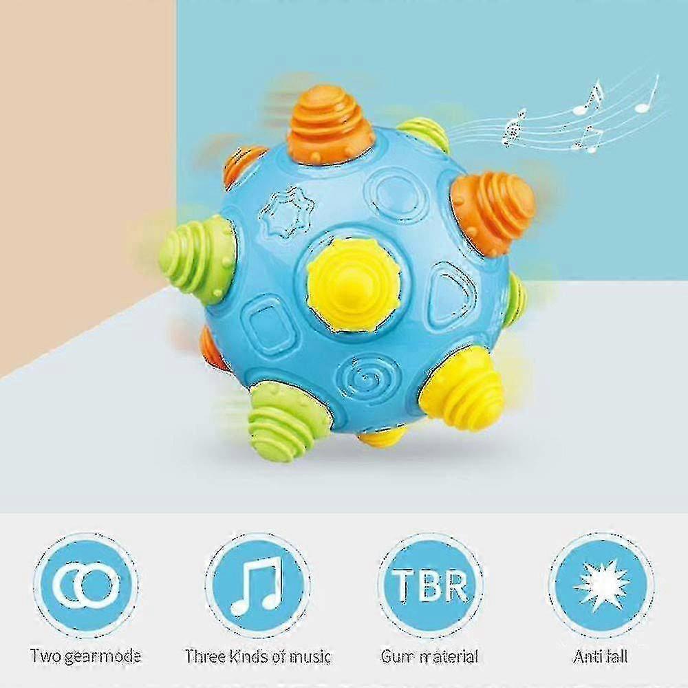 Interaktiver Musikalischer Tanzender Ball Vibrationsspielzeug Sensorisches Lernen Für Kinder Helle Farben Langlebiges Material Spaß Spielzeit