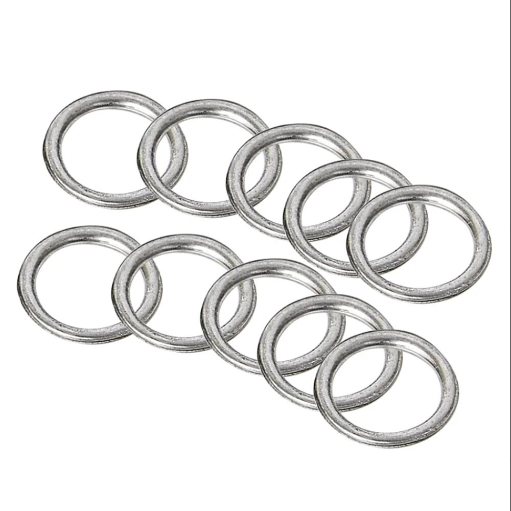 10Pcs For Subaru Oil Drain Plug Crush Washer Gaskets Set 11126-AA000, 11126AA001