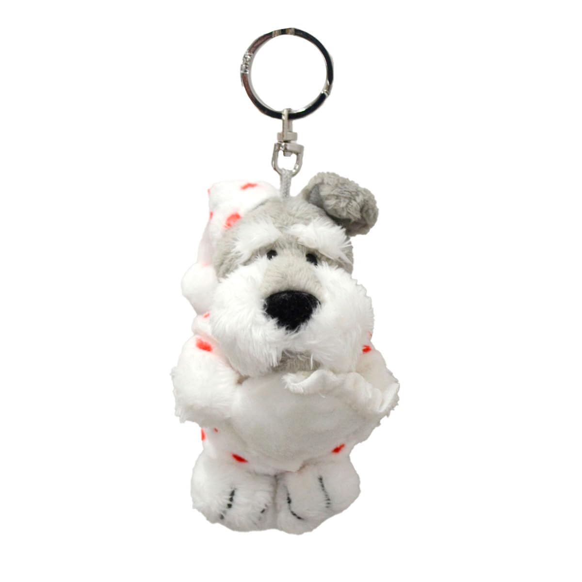 

[NICI] Schnauzer Heart Pajama Keychain 10cm
