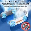 4000mAh Rechargeable Portable Neck Hanging Air Conditioner Cooling Without Blades