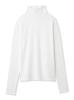 Snidel Simple Sheer Knit Pullover SWNT231239 White Women's