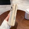 Luxury Litchi Leather Texture Phone Case With Card Bag Case For iPhone 17 Air 16 15 14 Plus 13 12 11 Pro Max Fashion Shock Cover