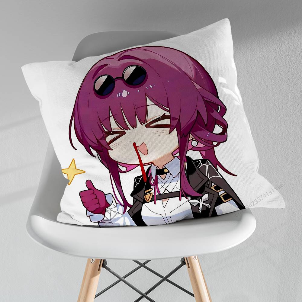HHonkai Star Rail KKafka Verschiedene Größen Quadratische Kissenhülle Für Auto Zuhause Schlafzimmer Dekor Geburtstag Geschenk