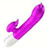 Thrusting G Spot Rabbit Dildo Vibrator, Tongue Licking Rotating Vibrating Women Couples Adult Sex Toys, Female Clitoris Vibrator Wand Stimulator Toy