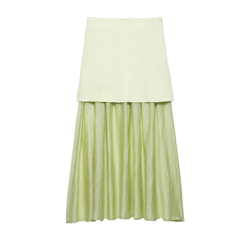 Kaslead New Arrival Women's Fashion Style Button Knitting Vest Skirt 4192015 4192016