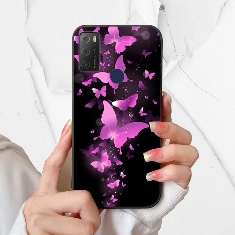For Alcatel 1S 2021 Case 6025H 6025D Fashion Silicone Soft TPU Phone Cover For Alcatel 1 S 2021 1S(2021) Case Funda Coque Bumper