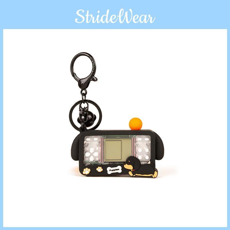 Cartoon Jinnew Dachshund Keychain With Game Machine Design For Casual Use